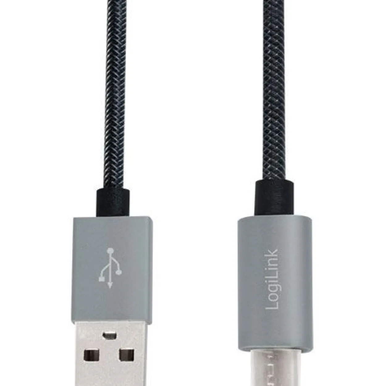 LogiLink USB zu Micro USB Sync- u.Ladekabel, grau