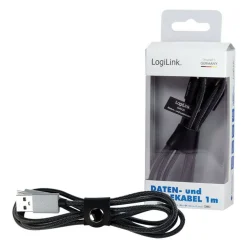 LogiLink USB zu Micro USB Sync- u.Ladekabel, grau