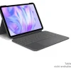Logitech Combo Touch - Tastatur und Foliohülle - mit Trackpad- Smart connector QWERTY US Graphite für 11-inch iPad Pro, 12.9-inch iPad Pro