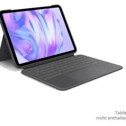 Logitech Combo Touch - Tastatur und Foliohülle - mit Trackpad- Smart connector QWERTY US Graphite für 11-inch iPad Pro, 12.9-inch iPad Pro