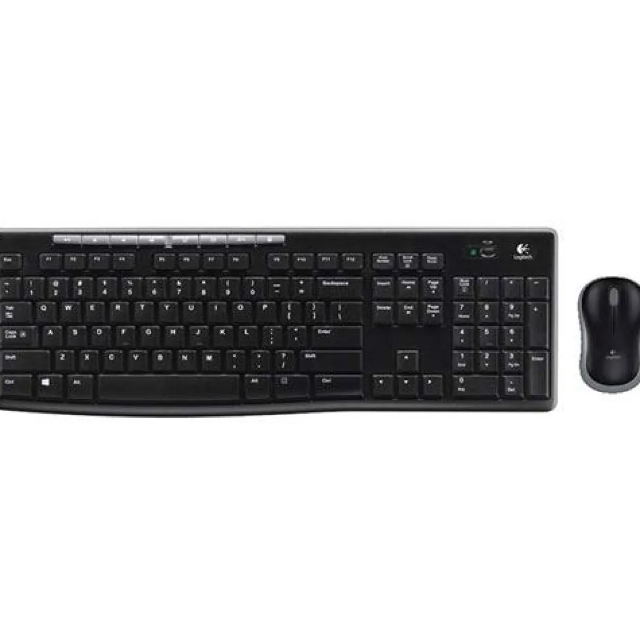 Logitech Desktop MK270 Wireless ungarisch schwarz