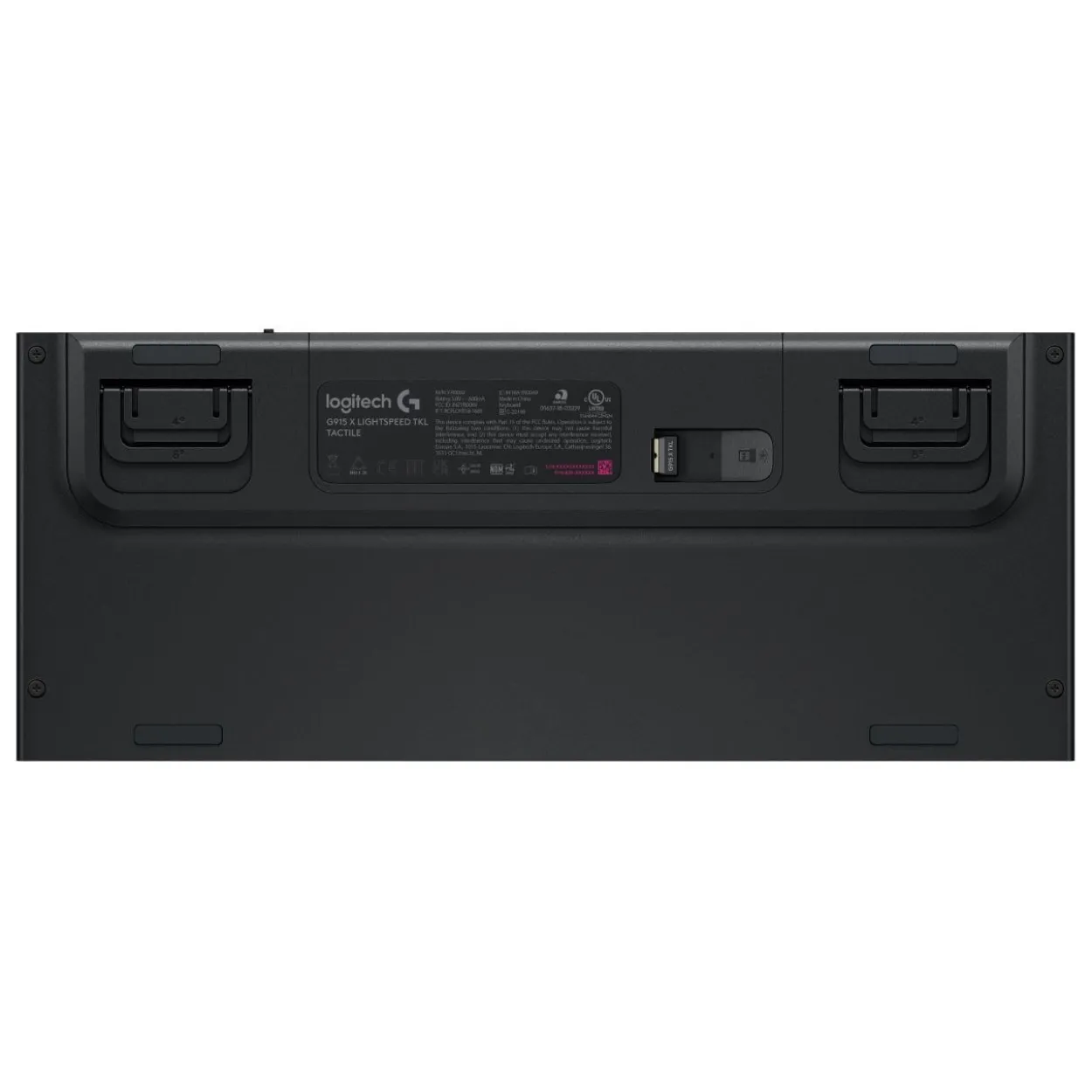 Logitech G915 X Lightspeed TKL GL TACTILE USB und Bluetooth Deutsch schwarz (kabellos)