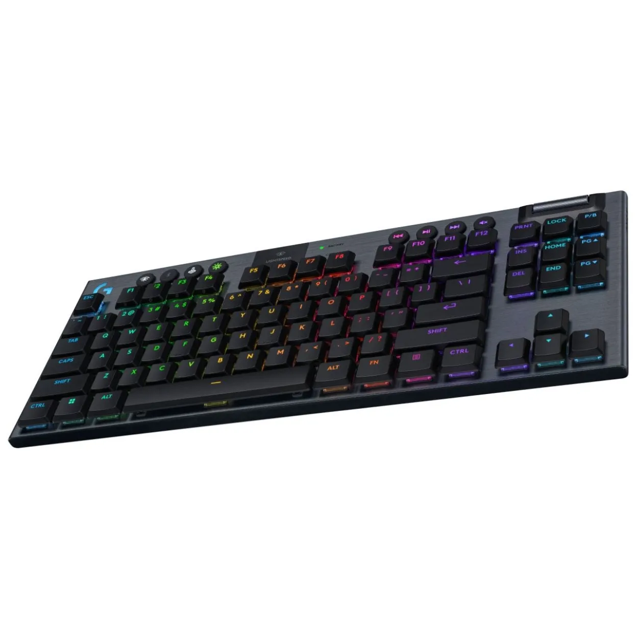 Logitech G915 X Lightspeed TKL GL TACTILE USB und Bluetooth Deutsch schwarz (kabellos)