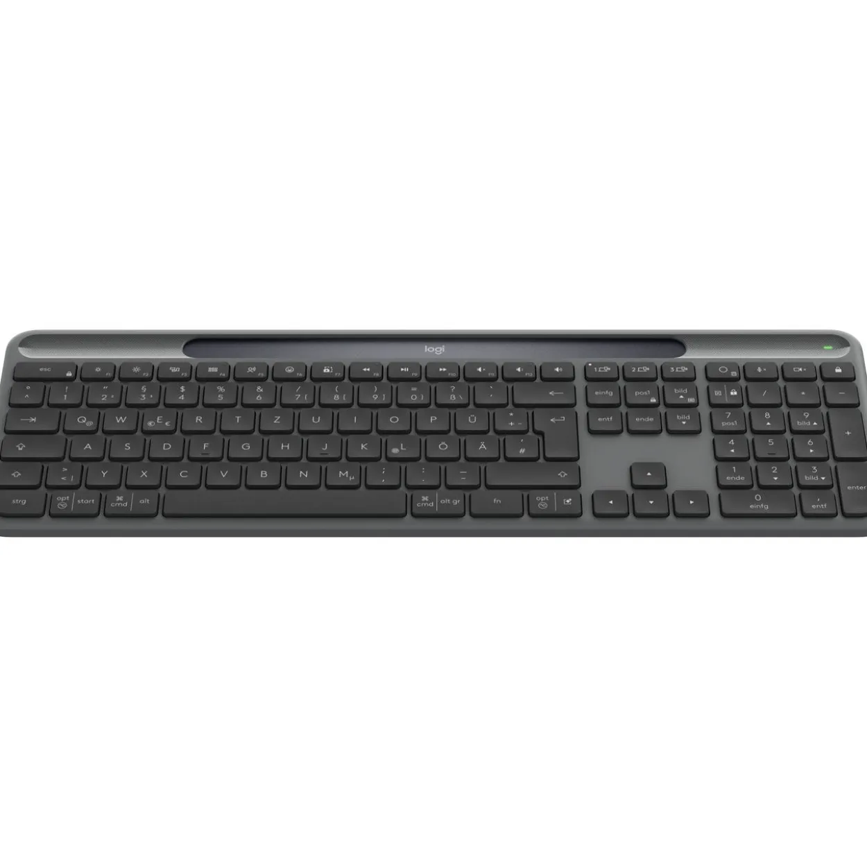 Logitech K980 Signature Slim Solar+ Wireless Graphite (DE) (920-013757)