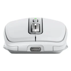Logitech Master Series MX Anywhere 3S for Mac - Maus - 6 Tasten - kabellos - Bluetooth - Pale Gray