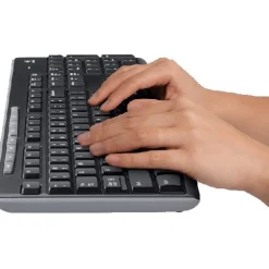 Logitech MK270 Englisch (US) 2.4 GHz schwarz