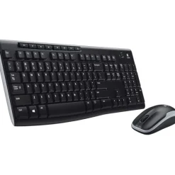 Logitech MK270 Englisch (US) 2.4 GHz schwarz
