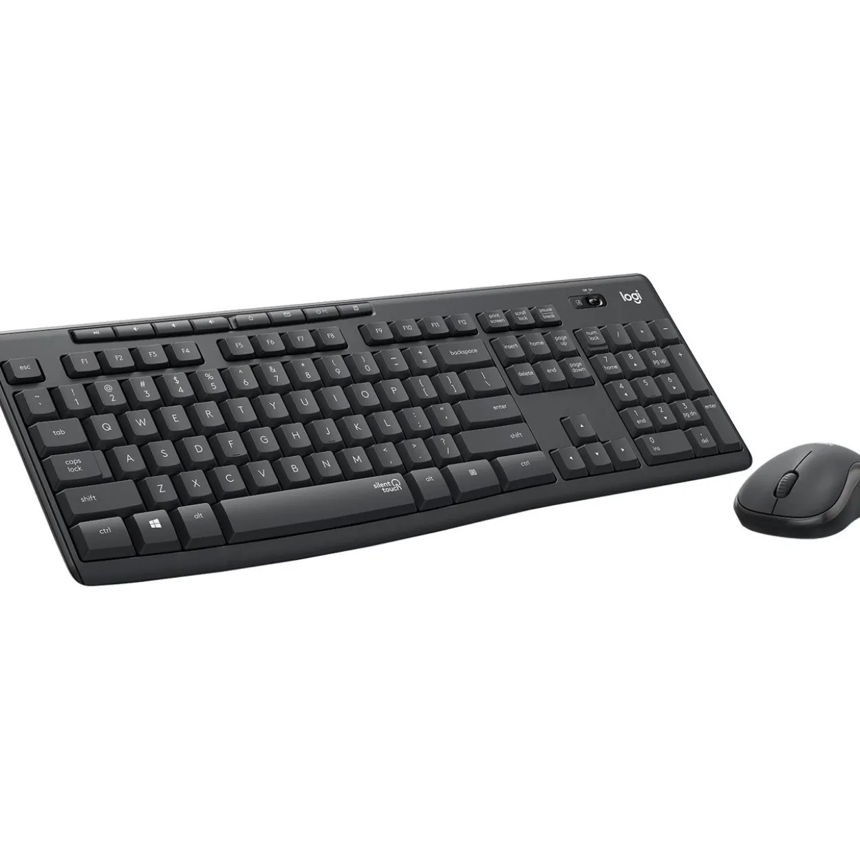 Logitech MK295 Silent Wireless Combo schwarz, USB, FR Layout (920-009795)