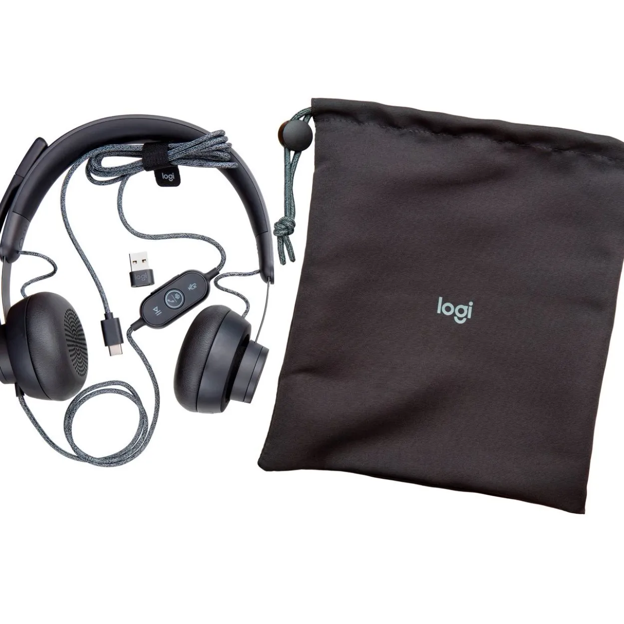 Logitech MSFT Teams Zone Wired schwarz