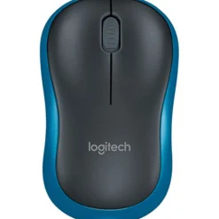 Logitech M185 Wireless Mouse USB schwarz/blau (kabellos)