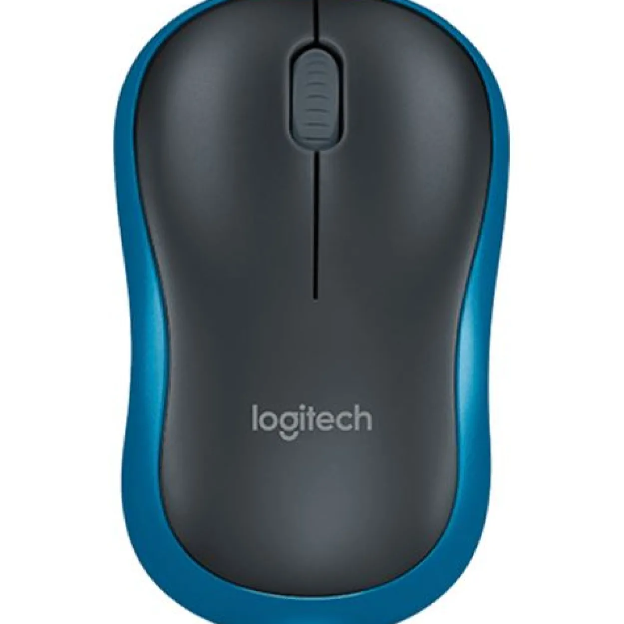 Logitech M185 Wireless Mouse USB schwarz/blau (kabellos)