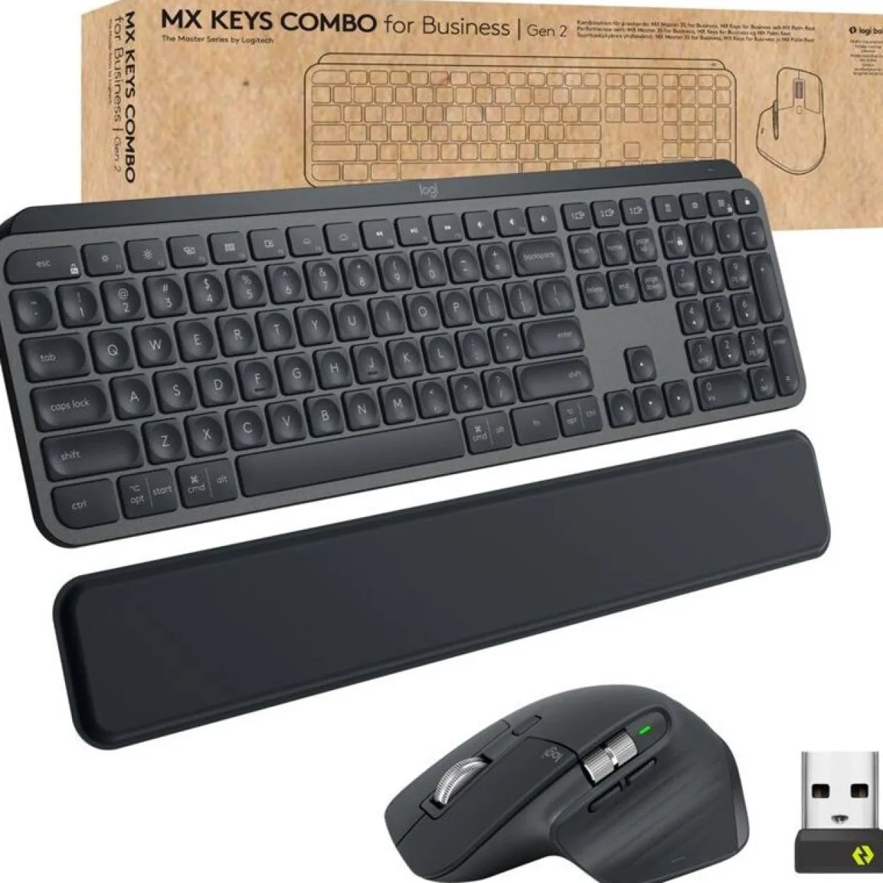 LOGITECH MX KEYS COMBO FOR BUSINESS GEN 2 - GRAPHITE - ESP - MEDITER