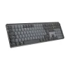 Logitech MX Mechanical Kailh Choc V2 LOW PROFILE Red USB 2.4GHz Bluetooth Deutsch grau (kabellos)