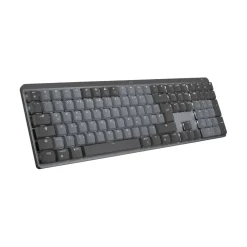 Logitech MX Mechanical Kailh Choc V2 LOW PROFILE Red USB 2.4GHz Bluetooth Deutsch grau (kabellos)