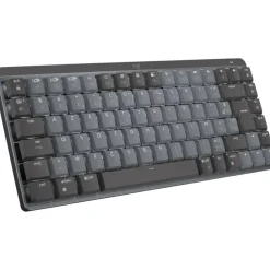 Logitech MX Mechanical Mini Minimalist Wireless Illuminated Keyboard (FR) - 2,4GHZ/BT - N/A - CENTRAL - TACTILE grau