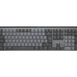 Logitech MX Mechanical Wireless Illuminated Performance Keyboard (FR) - 2,4GHZ/BT - N/A - CENTRAL - TACTILE grau