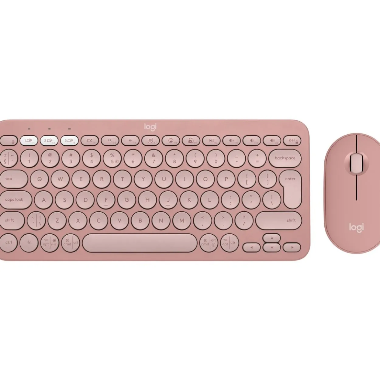 LOGITECH PEBBLE 2 COMBO TONAL ROSE US
