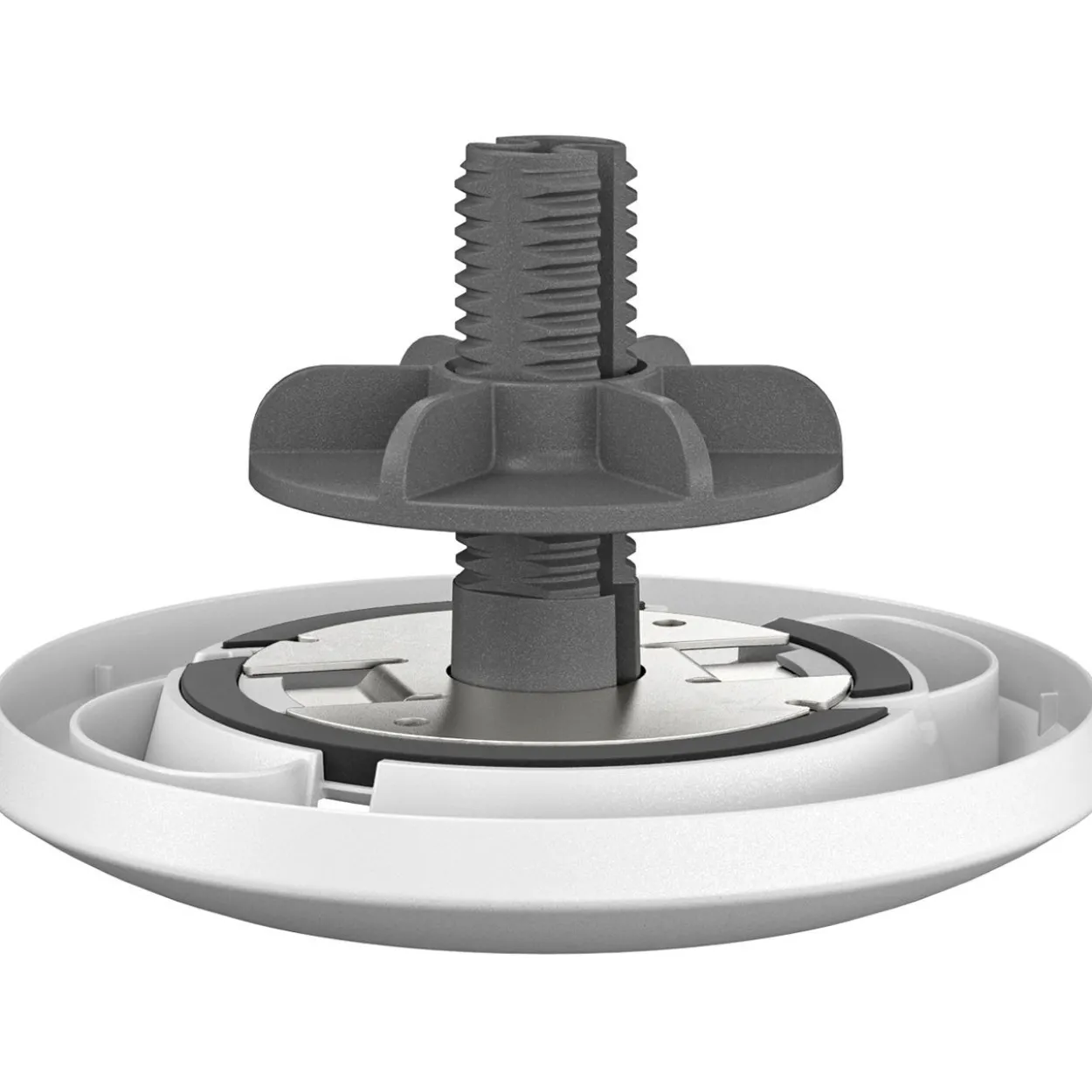 Logitech Rally Mic Pod table mount, off-weiss