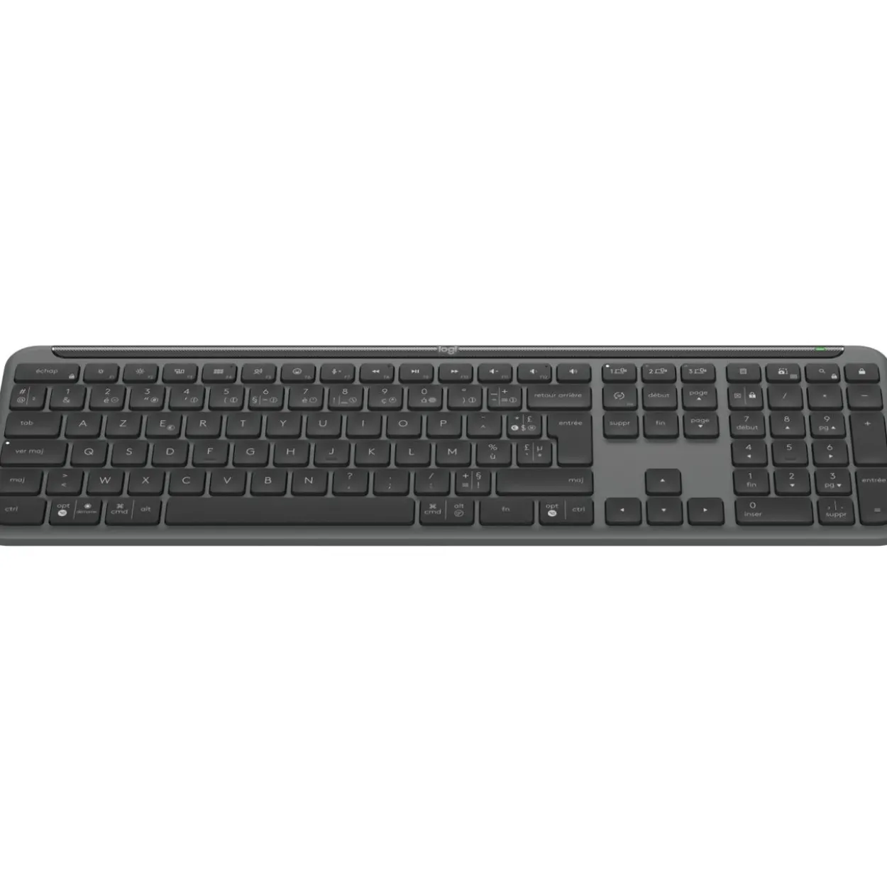 Logitech SIGNATURE SLIM WIRELESS KEYBOARD K950 - GRAPHITE - FRA - CENTRAL-419