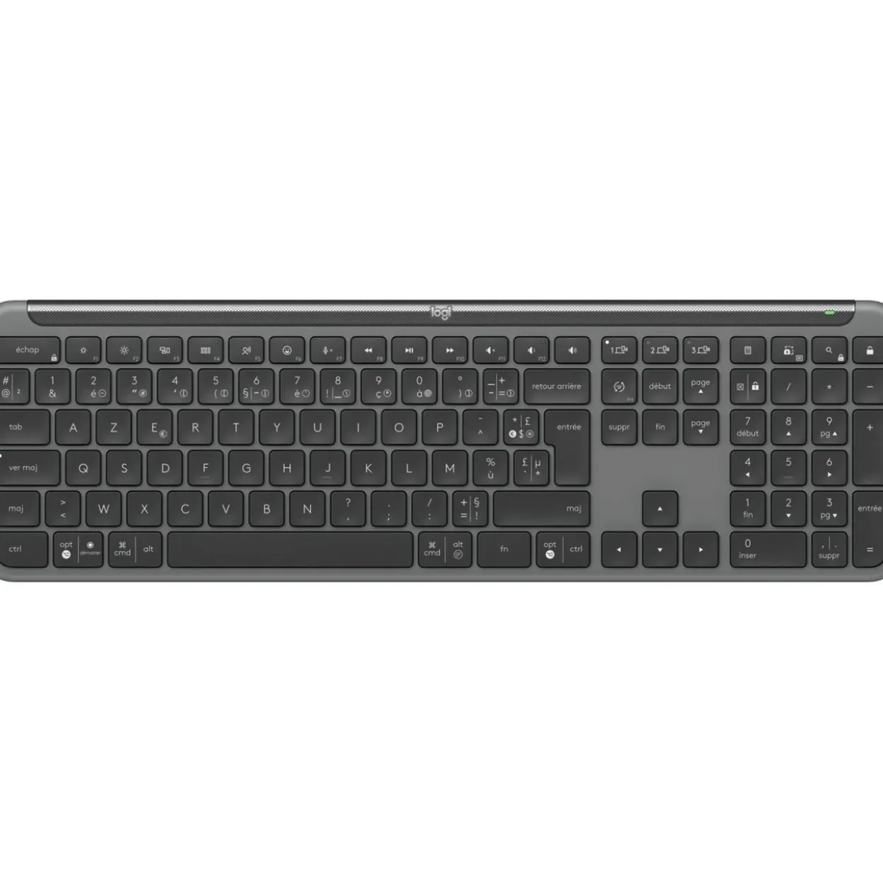 Logitech SIGNATURE SLIM WIRELESS KEYBOARD K950 - GRAPHITE - FRA - CENTRAL-419