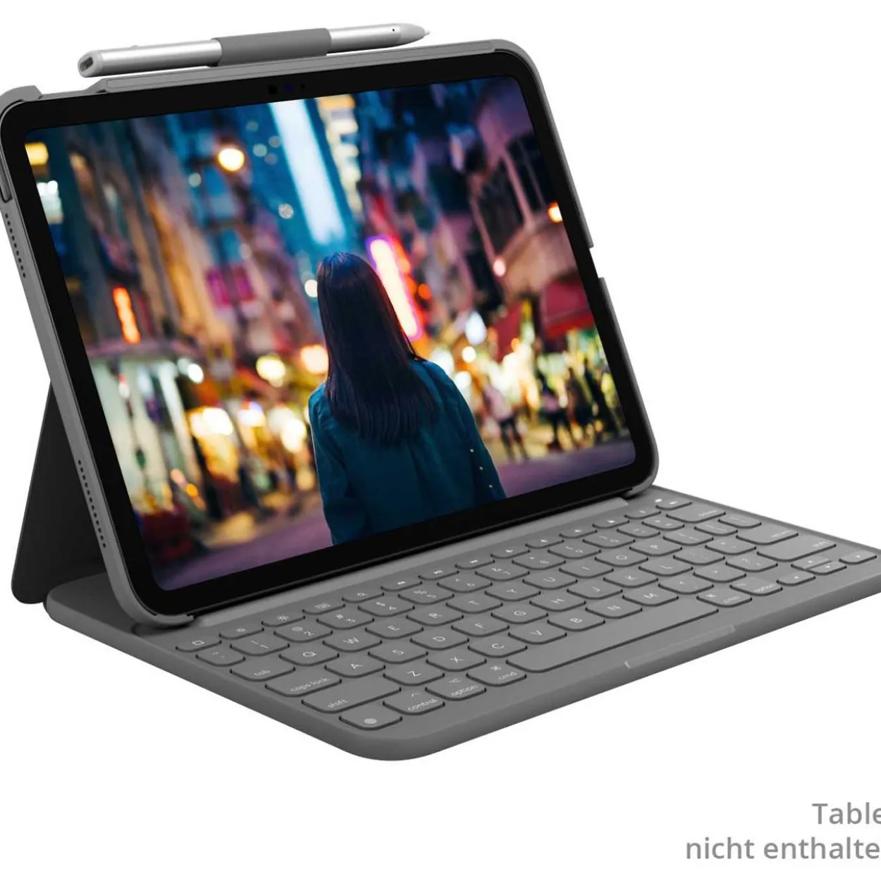 LOGITECH SLIM FOLIO FOR IPAD (10TH GEN) GREY - UK - INTNL-973