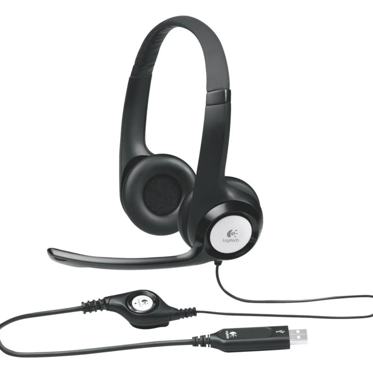 Logitech USB Headset H390 schwarz