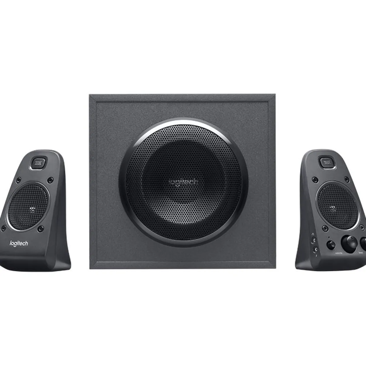 Logitech Z-625 2.1-Lautsprechersystem mit Subwoofer und Optischem Eingang (Kraftvoller THX-Sound)
