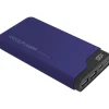 15.000 mAh Realpower Powerbank Type-C 15000 blau