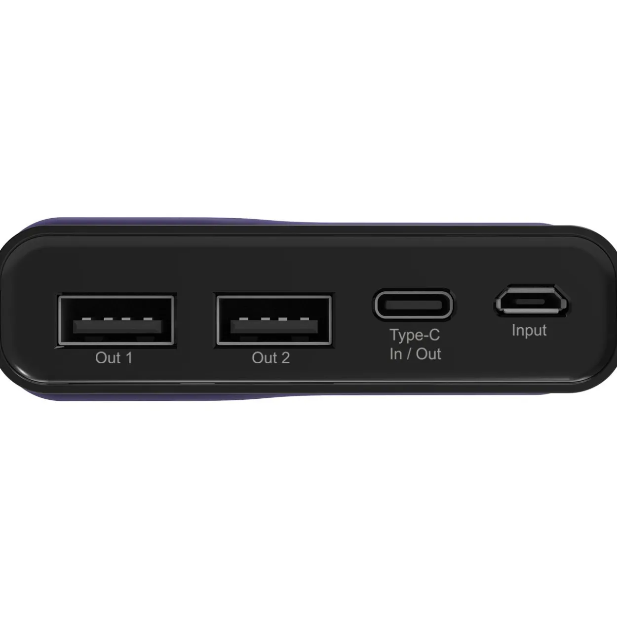 15.000 mAh Realpower Powerbank Type-C 15000 blau