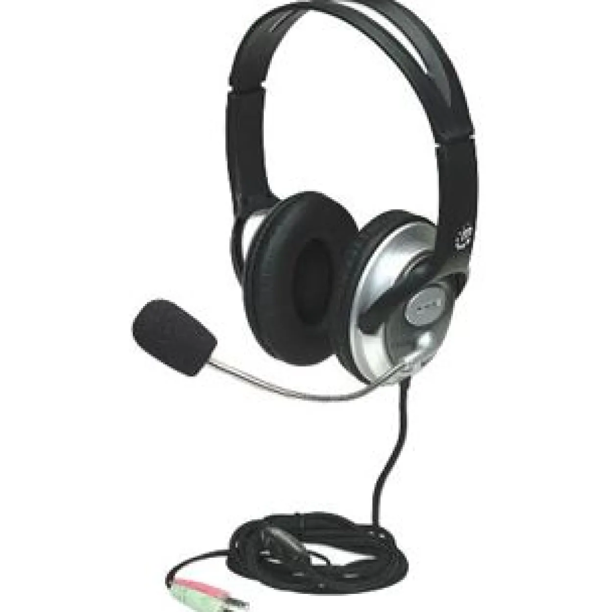 Manhattan Classic Stereo Headset schwarz/silber