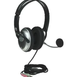 Manhattan Classic Stereo Headset schwarz/silber