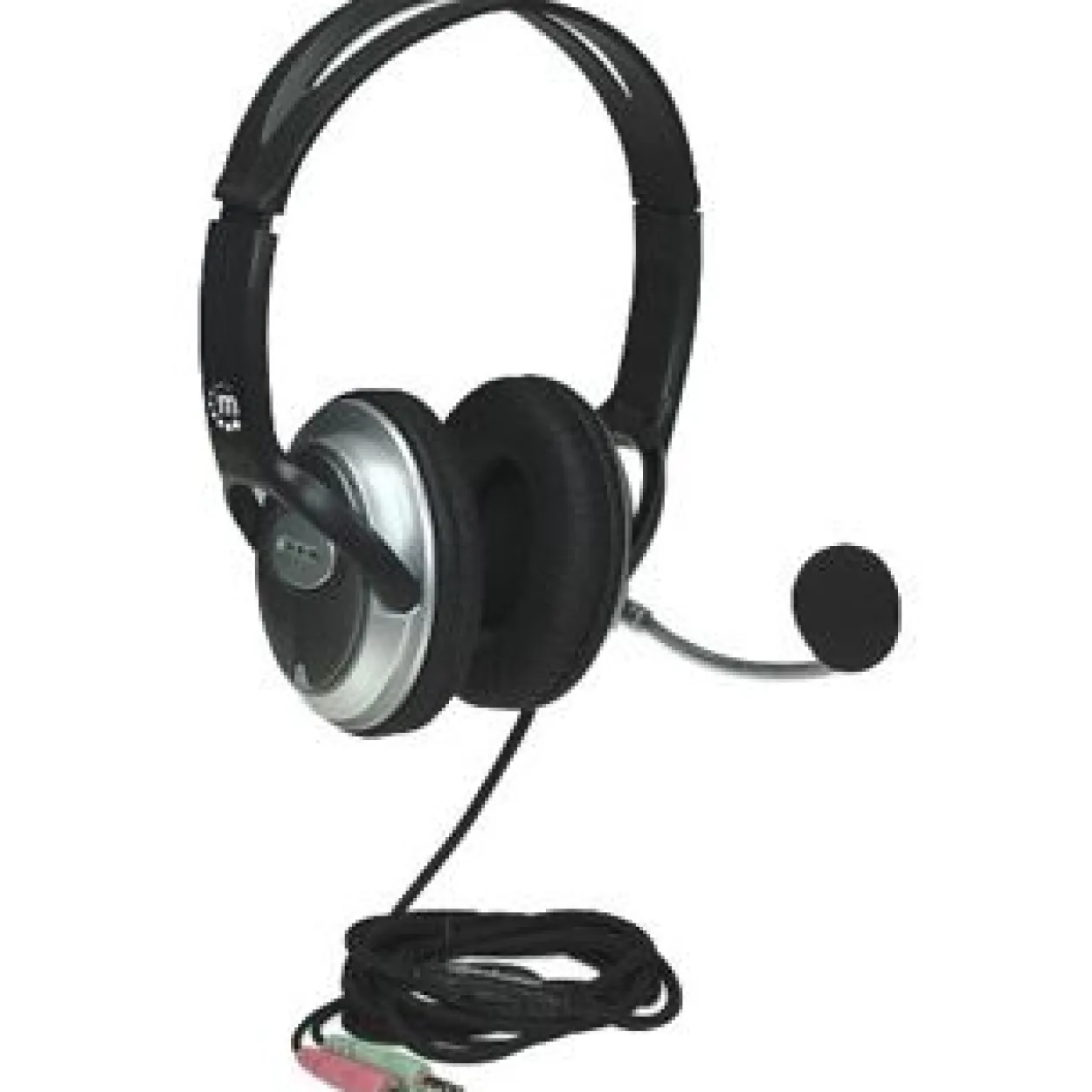 Manhattan Classic Stereo Headset schwarz/silber