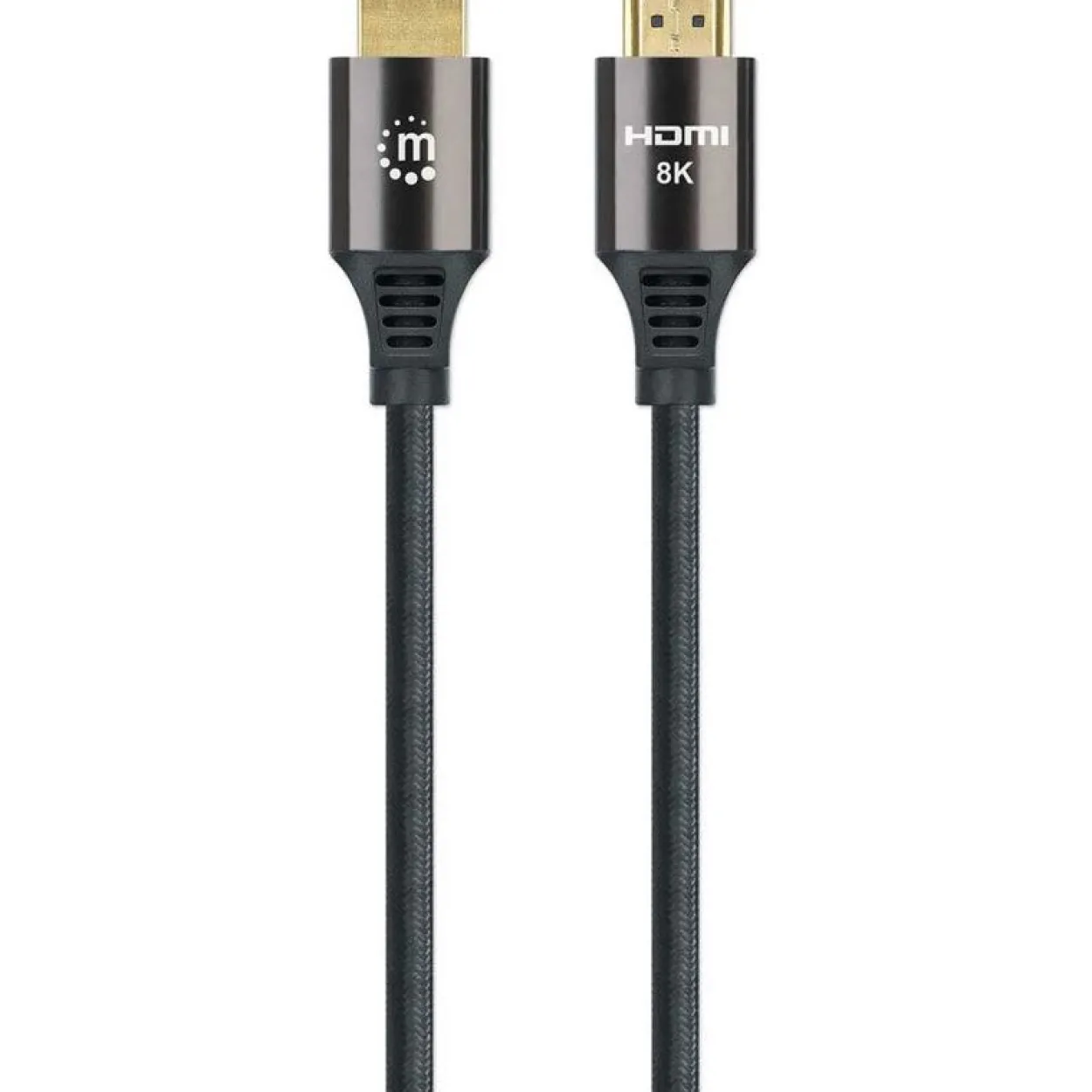 Manhattan HDMI Anschlusskabel HDMI-Stecker auf HDMI-Stecker Schwarz 60 Hz / 8K