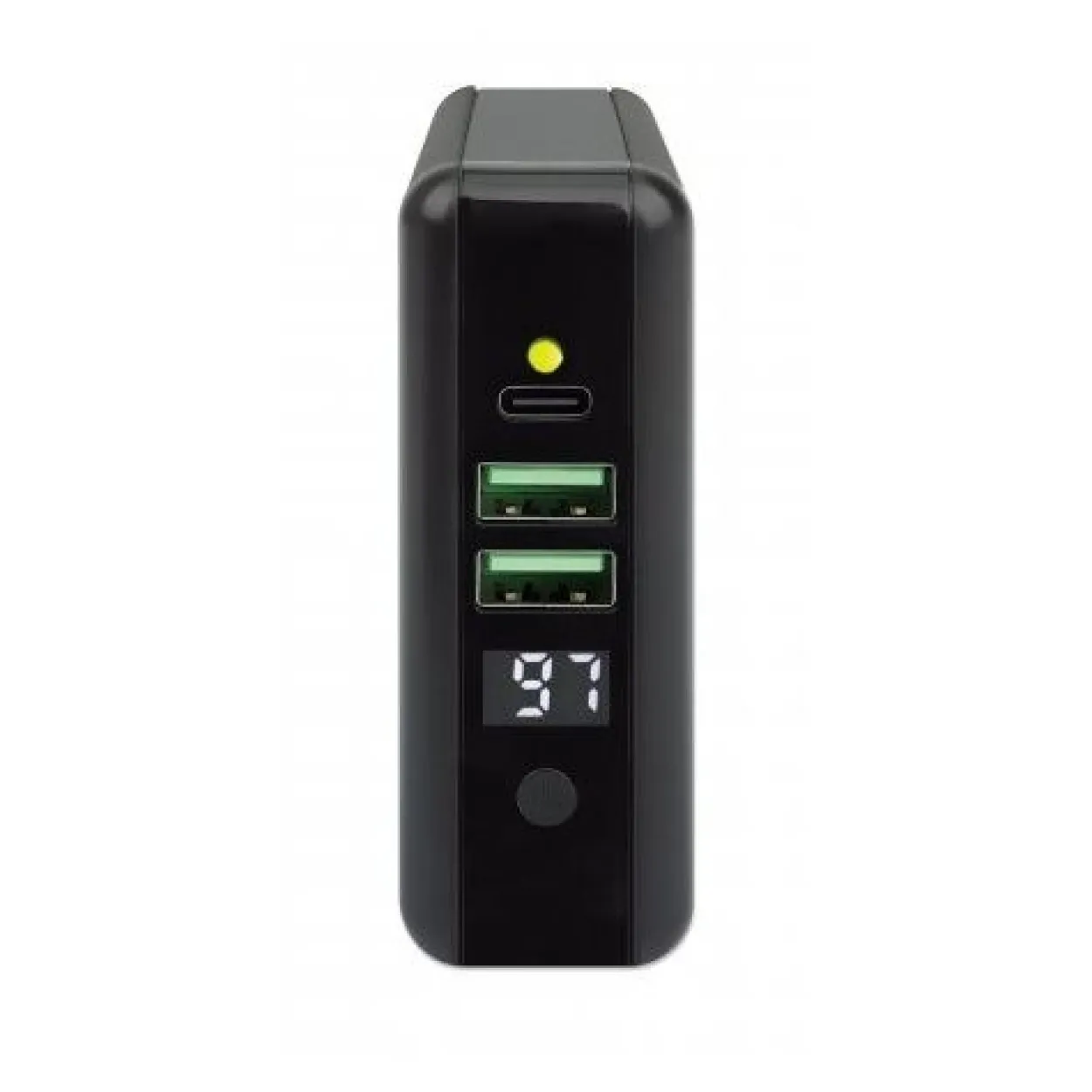 Manhattan 4-in-1 Reiseladegerät und induktive Powerbank 8.000 mAh, schwarz