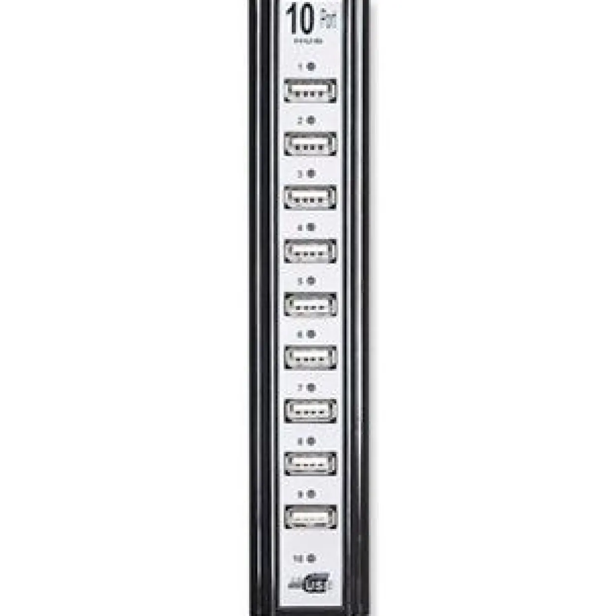 Manhattan 10-port USB 2.0 extern ohne Netzteil schwarz
