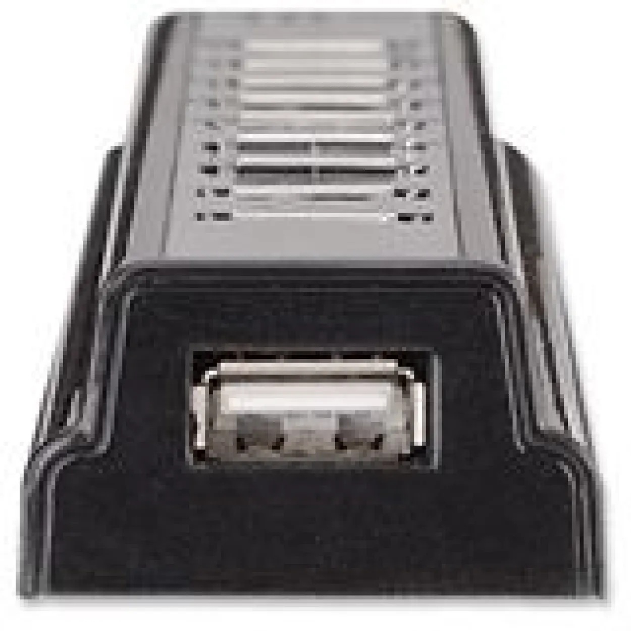 Manhattan 10-port USB 2.0 extern ohne Netzteil schwarz