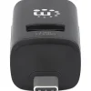 MANHATTAN 3-Port USB Typ-C Kombo-Hub USB-C-Stecker auf 3x USB-A 1x 5 Gbit/s USB USB 3.2 Gen 1 2x 480 Mbit/s USB 2.0 Strom über USB