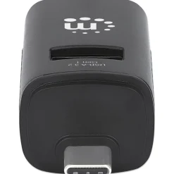 MANHATTAN 3-Port USB Typ-C Kombo-Hub USB-C-Stecker auf 3x USB-A 1x 5 Gbit/s USB USB 3.2 Gen 1 2x 480 Mbit/s USB 2.0 Strom über USB