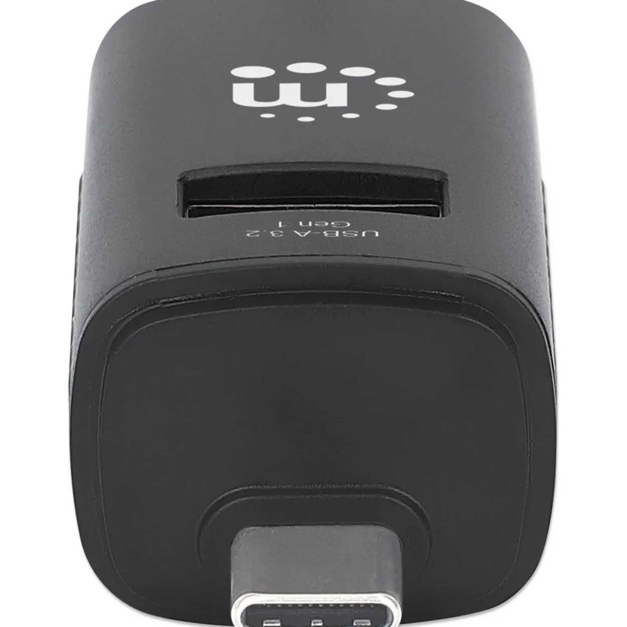 MANHATTAN 3-Port USB Typ-C Kombo-Hub USB-C-Stecker auf 3x USB-A 1x 5 Gbit/s USB USB 3.2 Gen 1 2x 480 Mbit/s USB 2.0 Strom über USB