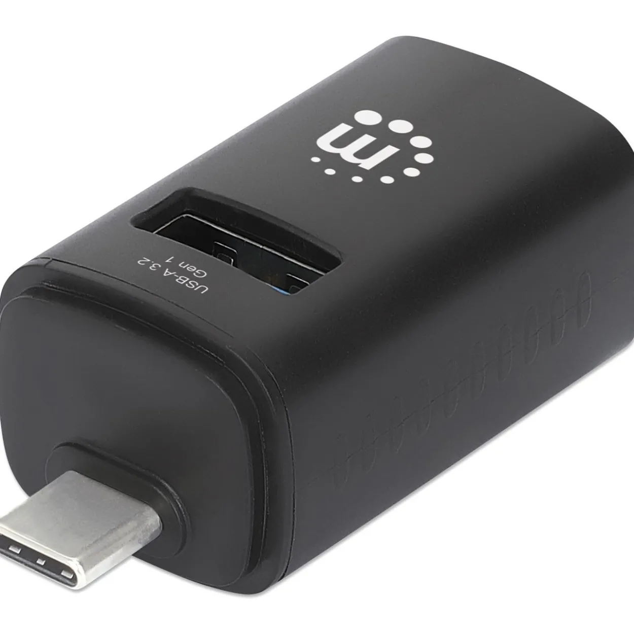 MANHATTAN 3-Port USB Typ-C Kombo-Hub USB-C-Stecker auf 3x USB-A 1x 5 Gbit/s USB USB 3.2 Gen 1 2x 480 Mbit/s USB 2.0 Strom über USB