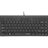 Manhattan Slim USB Mini-Tastatur 1.5m Kabel schwarz