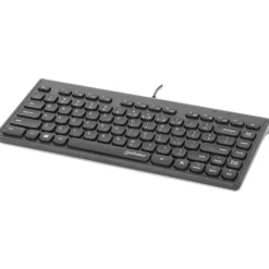 Manhattan Slim USB Mini-Tastatur 1.5m Kabel schwarz