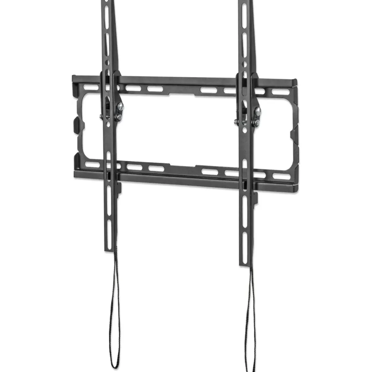 MANHATTAN Ultraflache TV-Wandhalterung fuer Bildschirme von 81,28 bis 177,8cm von 32 bis 70Zoll und bis zu 45 kg neigbar schwarz