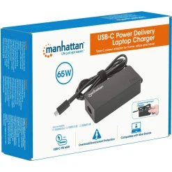 Manhattan USB-C Power Delivery Laptop-Netzteil 65 W schwarz
