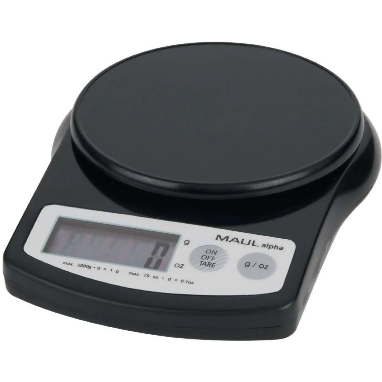 MAUL Briefwaage alpha schwarz für max. 2,0 kg
