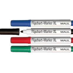 Maul Flipchartmarker Rundspitze 2,0-2,5mm 4er Set
