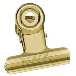 MAUL 10 Foldbackklammern gold 3,0 cm