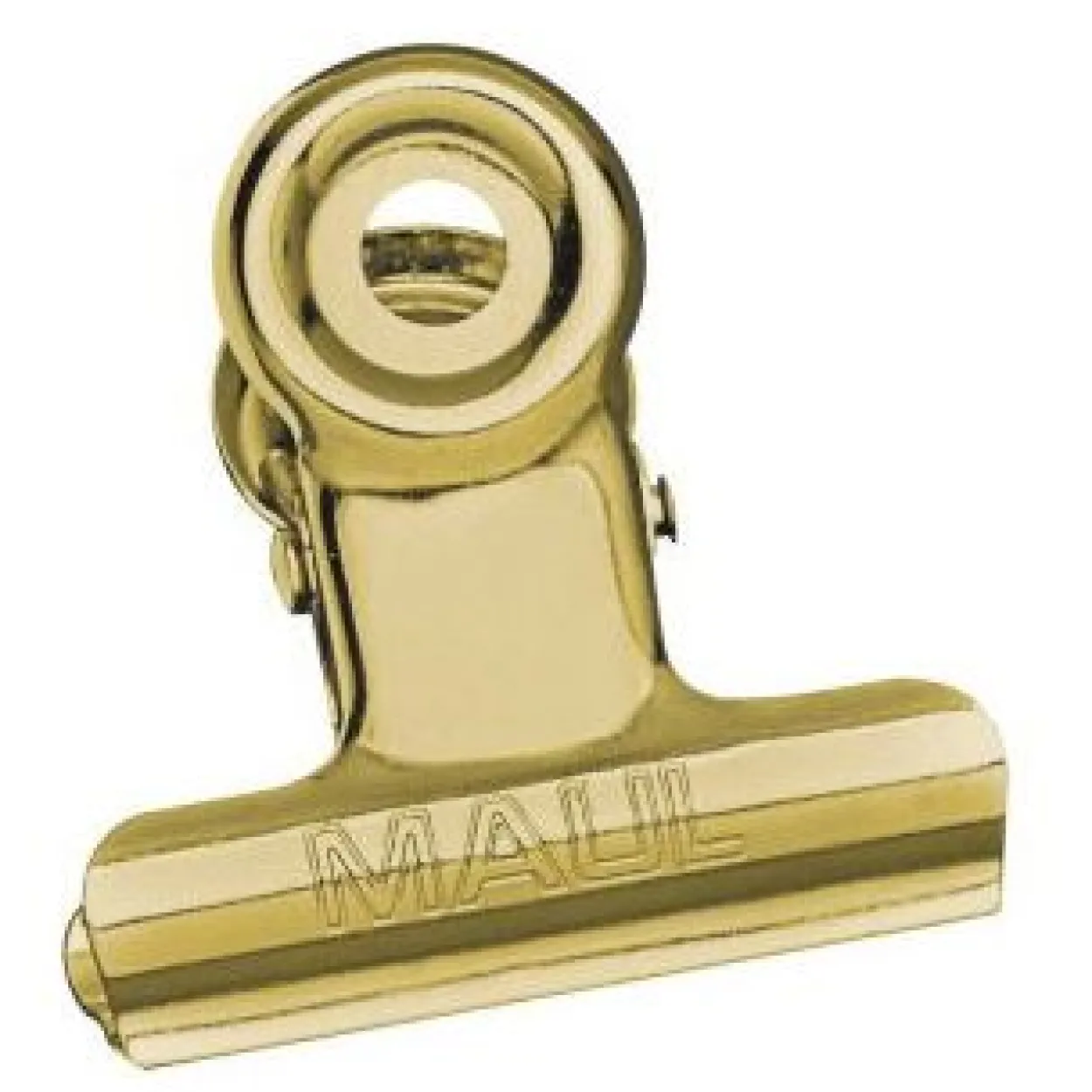 MAUL 10 Foldbackklammern gold 3,0 cm