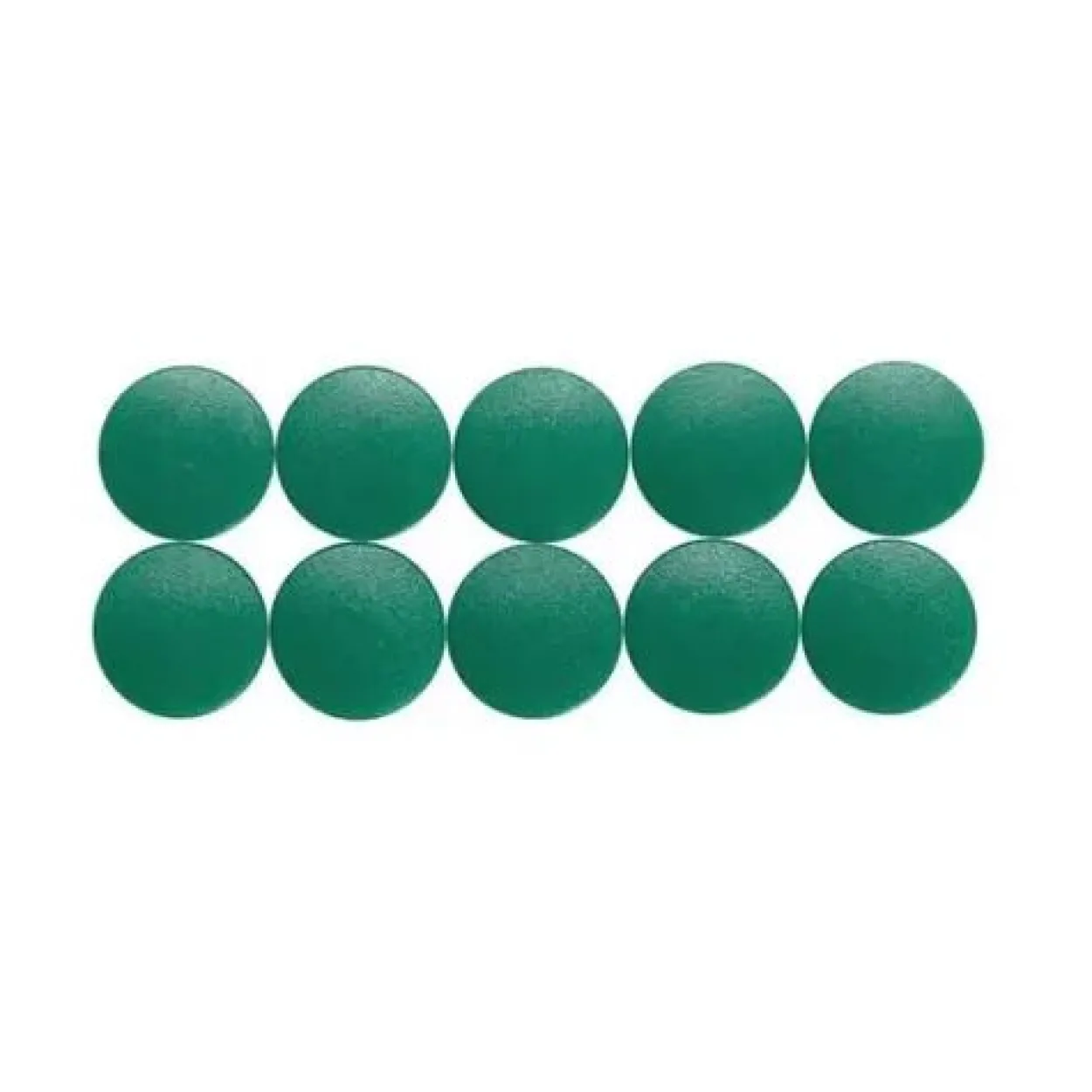 MAUL Magnete grün, Kunststoff Ø 1,5 cm, 10 St.
