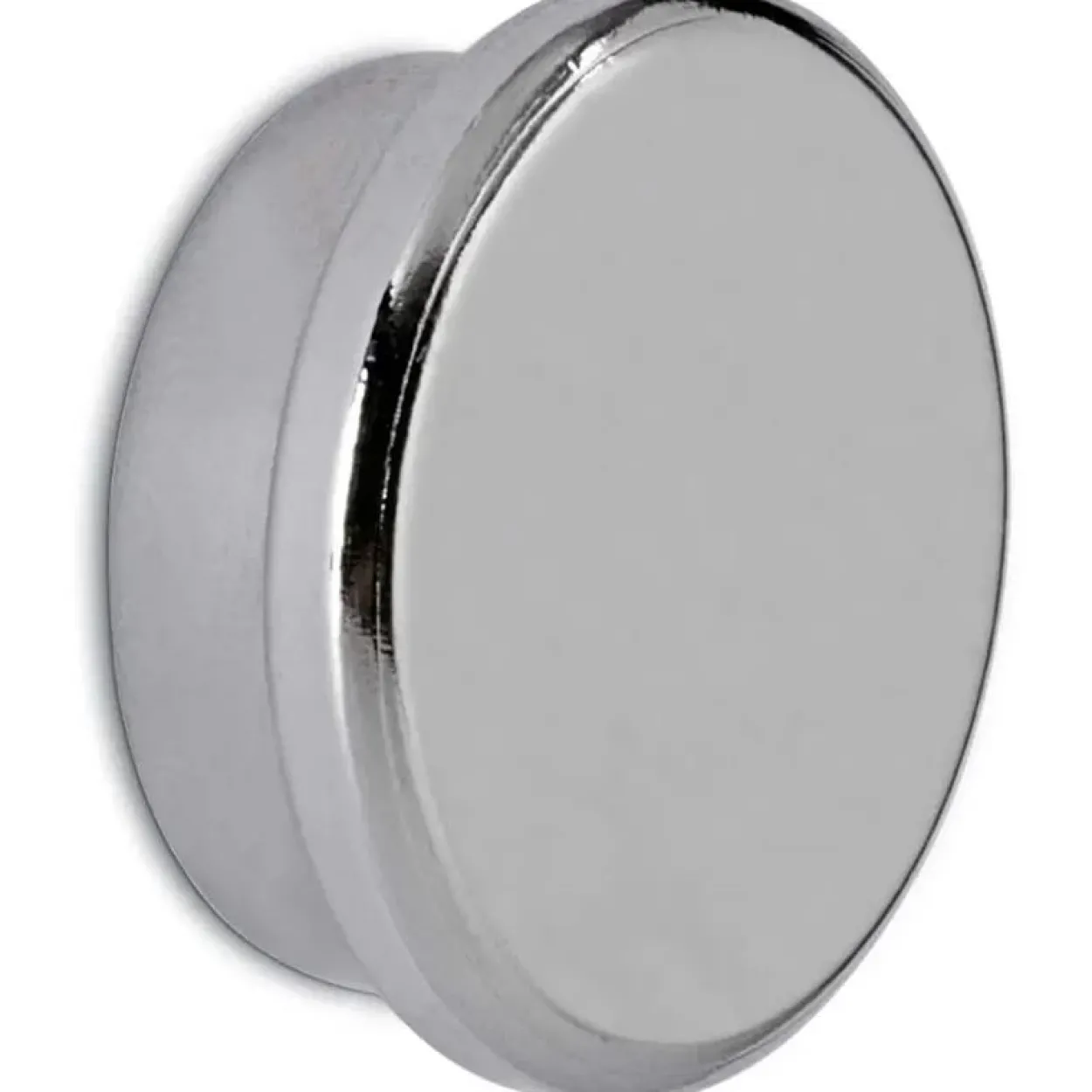 MAUL Magnet silber, Metall Ø 2,5 x 0,9 cm, 1 St.